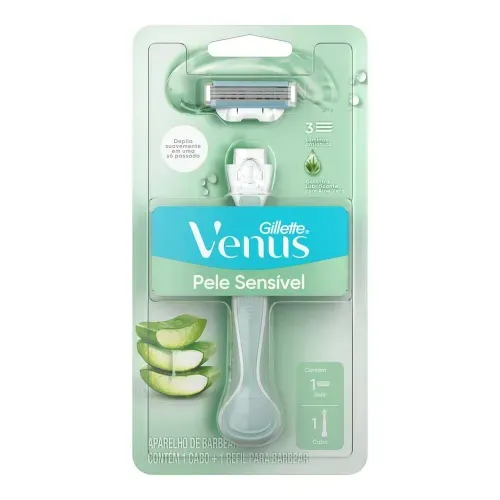 Aparelho para Depilação Gillette Venus Pele Sensível 1 Unidade