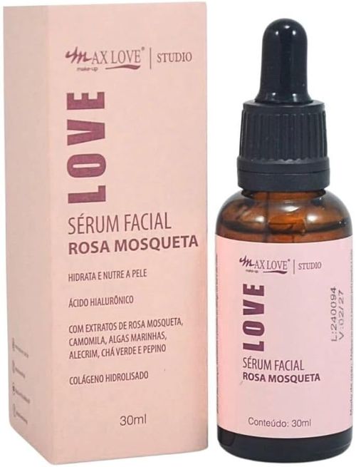 Max Love Sérum Facial Rosa Mosqueta 30ml