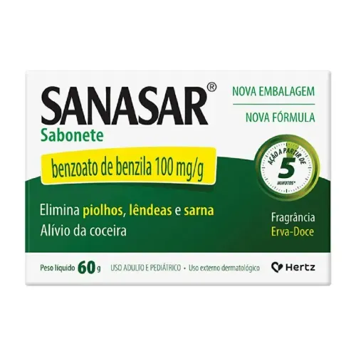 Sanasar Sabonete Barra Erva Doce 80g