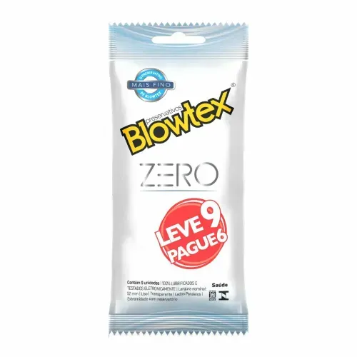 Preservativo Blowtex Zero Leve 9 Pague 6 Unidades