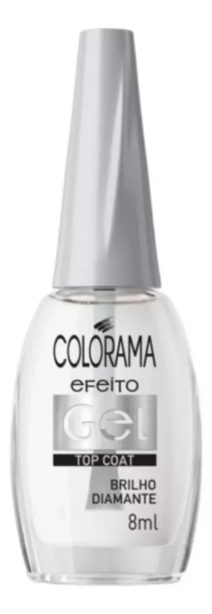 Esmalte Colorama Efeito Gel Top Coat Brilho Diamente 8ml