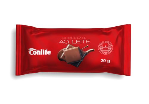 Tablete de Chocolate ao Leite Conlife 20g