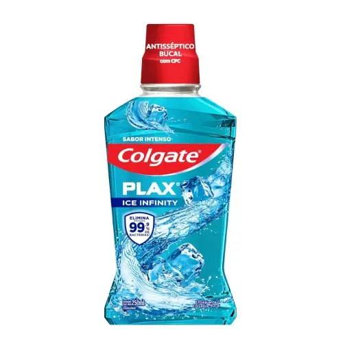 Enxaguatório Bucal Colgate Plax Ice Infinity Sem Álcool 250ml