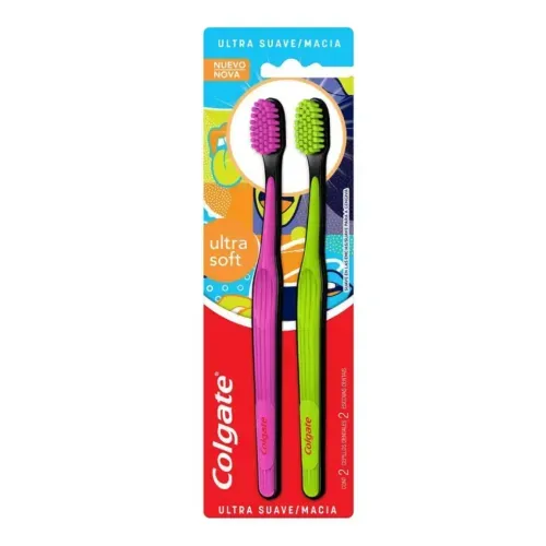 Escova Dental Colgate Ultra Soft Ultra Macia 2 Unidades