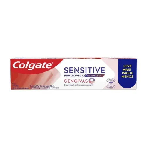 Creme Dental Colgate Sensitive Pro Alívio Imediato Gengiva 140g