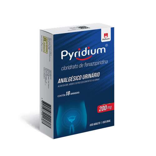 Pyridium 200mg Caixa 18 Drágeas