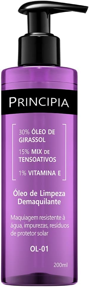 Óleo De Limpeza Demaquilante Principia OL-01 200ml