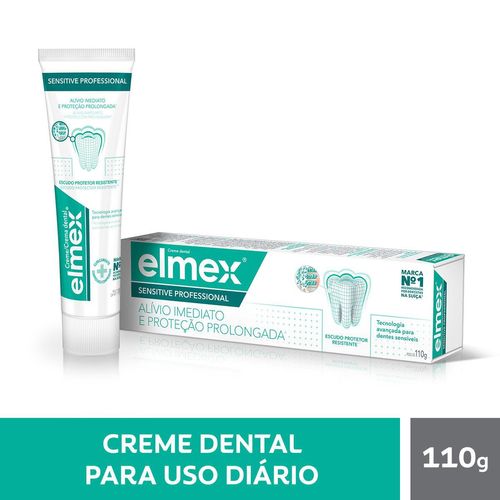 Creme Dental Elmex Sensitive para Dentes Sensíveis 110g