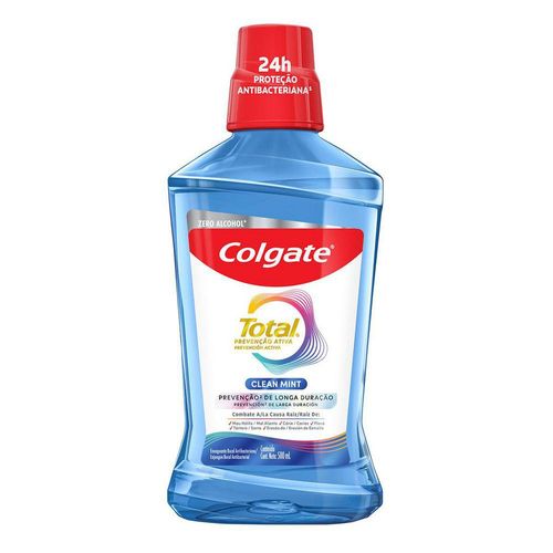 Enxaguatório Bucal Colgate Total 12 Clean Mint sem Álcool 500ml