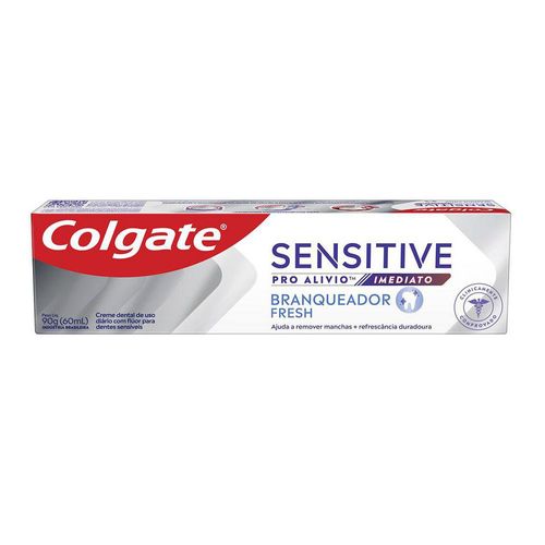 Creme Dental Colgate Sensitive Pro Alívio Imediato Branqueador para Dentes Sensíveis 90g