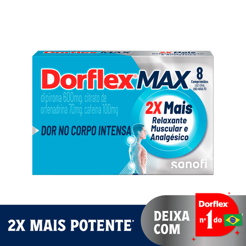 Dorflex Max Caixa 8 Comprimidos