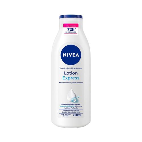 Loção Hidratante Nivea Lotion Express Frasco 200ml