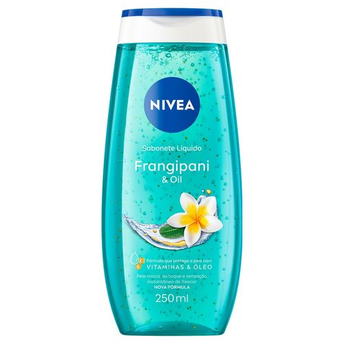 Sabonete Líquido Nivea Frangipani e Oil Frasco 250ml