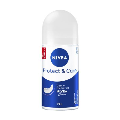 Desodorante Nivea Rollon Feminino Protect Care 50ml