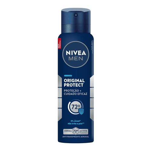 Desodorante Nivea Aerossol Masculino Original Protect 90g
