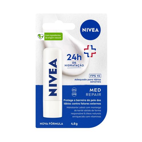 Protetor Labial Nivea Repair 4,8g