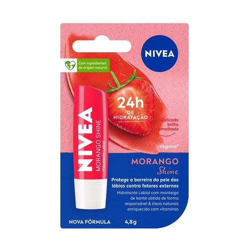 Protetor Labial Nivea Sabor Morango 4,8g