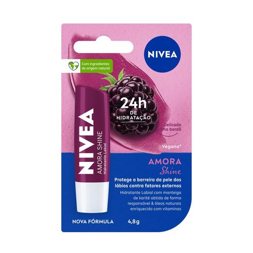 Protetor Labial Nivea Sabor Amora 4,8g