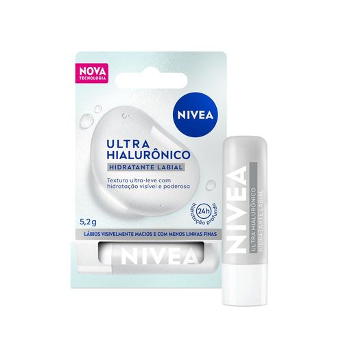 Protetor Labial Nivea Ultra Hialurônico 5,2g