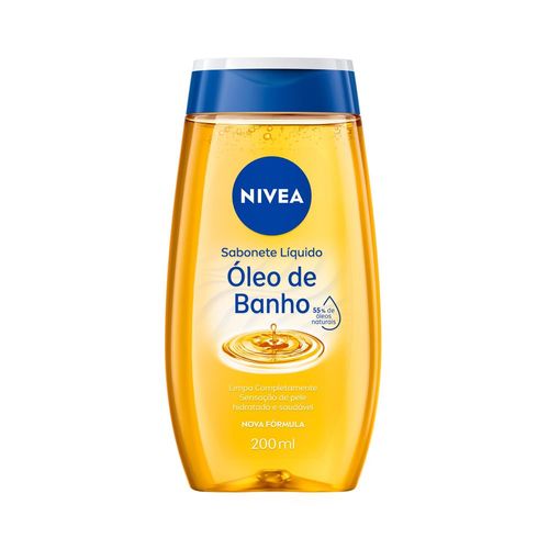Sabonete Líquido Nivea Natural Oil Frasco 200ml