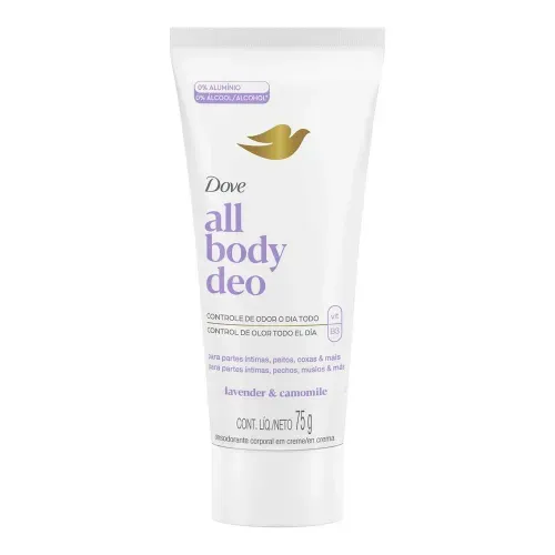 Desodorante Corporal Dove Creme All Body Lavanda e Camomila 75g