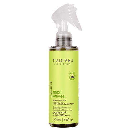 Fluído Modelador Cadiveu Cabelos Ondulados Profissional Maxi Waves 200ml