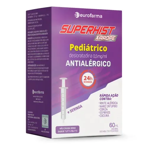 Superhist 0,5mg/ml Xarope 60ml