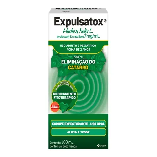 Expulsatox Xarope Expectorante Framboesa Frasco 100ml