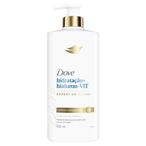 Condicionador Dove Hidratação + Hialuron Vit Frasco 600ml