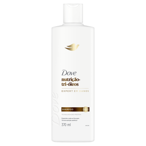 Shampoo Dove Nutrição + Tri-Óleos Frasco 370ml