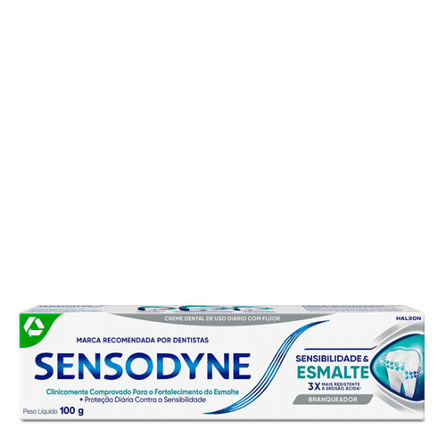 Creme Dental Sensodyne Sensibilidade & Esmalte Whitening 100g