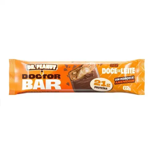 Barra de Proteína Dr Peanut Doctor Bar Doce de Leite 62g