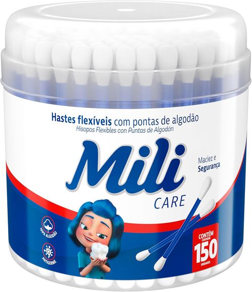 Hastes Flexíveis Mili 150 Unidades