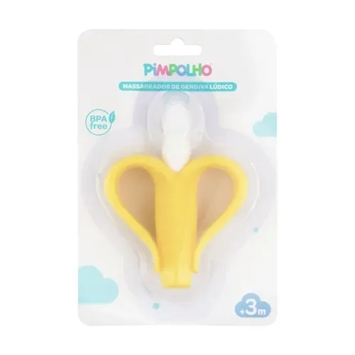 Massageador Pimpolho Gengiva Banana Unissex
