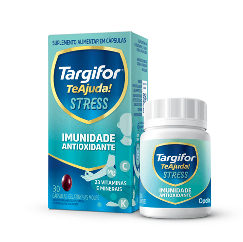 Targifor Te Ajuda Stress Caixa 30 Cápsulas