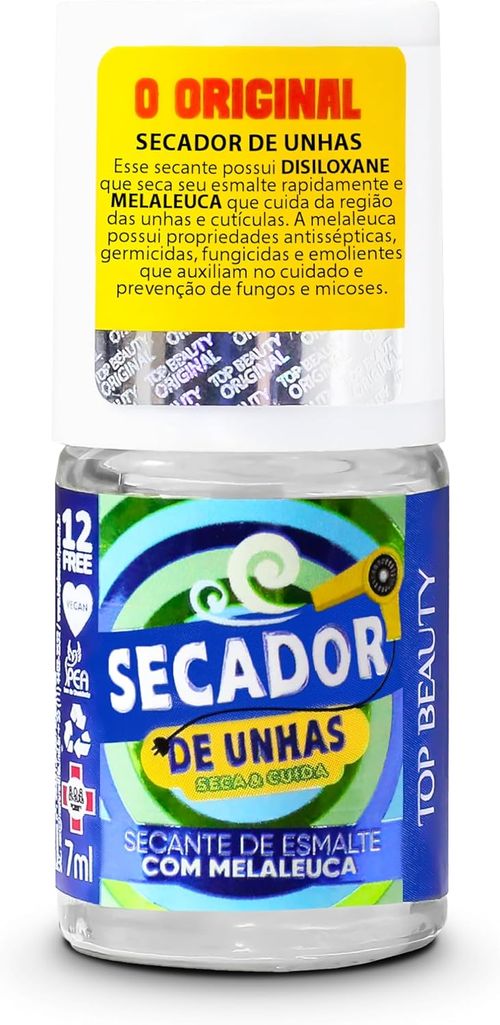 Esmalte Top Beauty Sos Milagroso Free 7ml