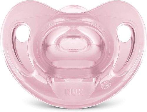 Chupeta Nuk Sensitive Soft Silicone Girl Tamanho 2