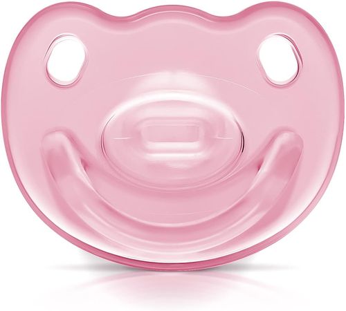 Chupeta Lilo Fiona Soft Silicone Anatômico Transparente Tamanho 1