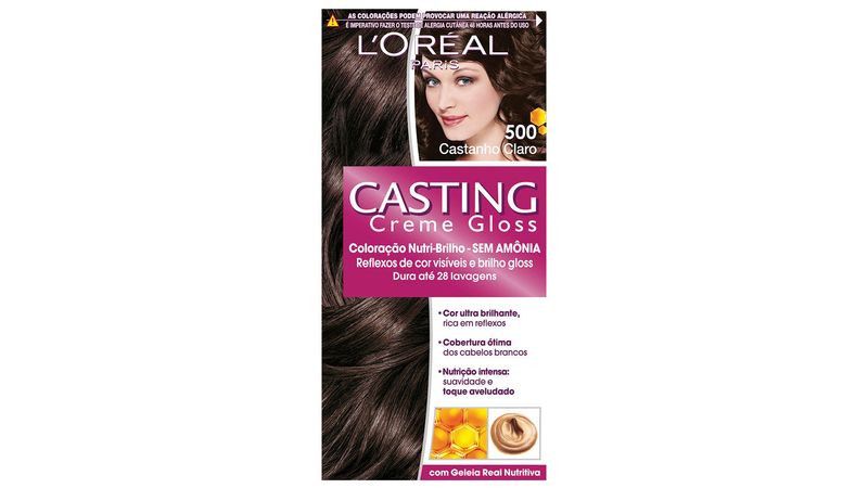 Coloração-L'Oréal-Casting-Creme-Gloss-500-Castanho-Claro-sem-Amônia