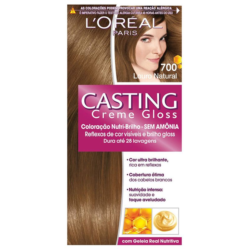 Coloração-L'Oréal-Casting-Creme-Gloss-700-Louro-Natural-sem-Amônia