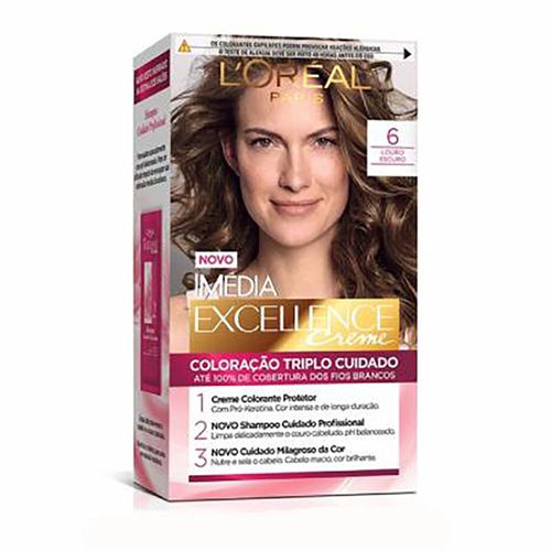 Tintura L'Oréal Imédia 6 Louro Escuro