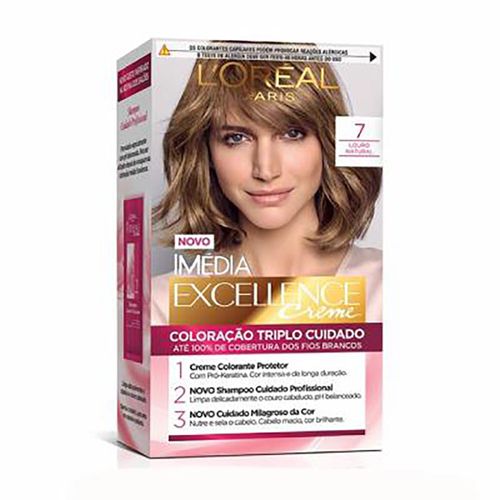 Tintura L'Oréal Imédia 7 Louro Natural
