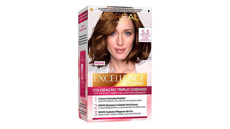 Tintura-L'Oréal-Imédia-5.3-Castanho-Claro-Dourado