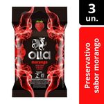 Preservativo-Olla-Sabor-Morango-3-Unidades