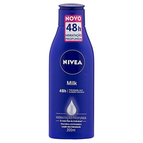 Loção Hidratante Nivea Milk Pele Seca a Extrasseca Frasco 200ml