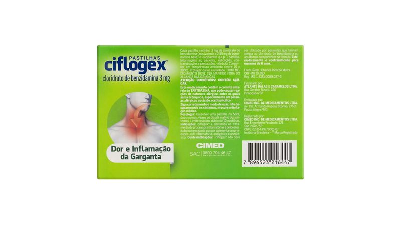 Ciflogex-Limão-Caixa-12-Pastilhas