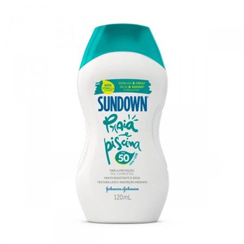 Protetor Solar Sundown Praia e Piscina FPS50 Frasco 120ml