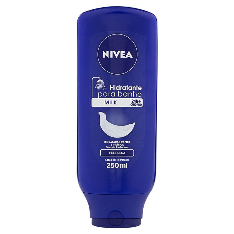 Loção-Hidratante-Nivea-para-Banho-Milk-Frasco-250ml