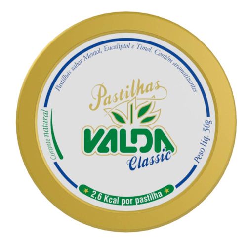 Valda Classic Pastilhas Lata 50g
