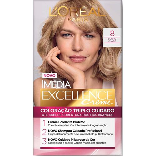 Tintura L'Oréal Imédia 8 Louro Claro